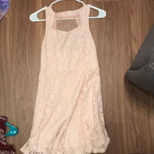 Pink semi formal dress